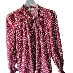 !it jeans Maroon Floral Blouse